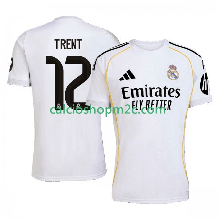 Real Madrid Trent Alexander-Arnold 12 Maglia Prima 2025/2026 Manica Corta